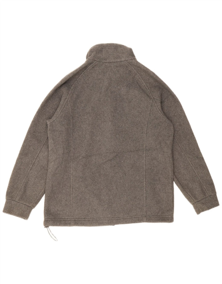Marks & Spencer Damska kurtka polarowa oversize UK 10, mała, szary poliester