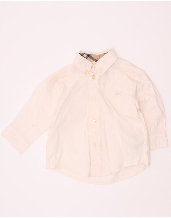 Koszula chłopięca Burberry 6-9 miesięcy, różowa, bawełniana
