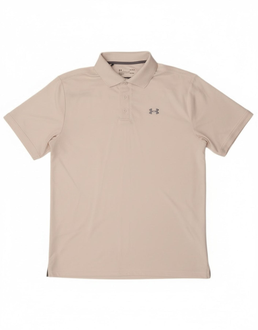 Męska koszulka polo Under Armour Heat Gear, duża, biała, z poliestru