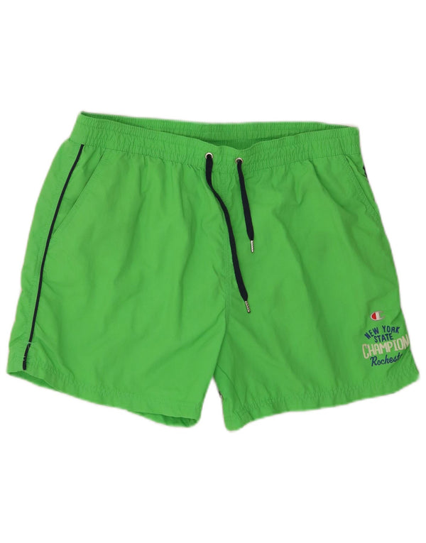 Champion Boys Swimming Shorts 15-16 Years 3XL Green Polyamide