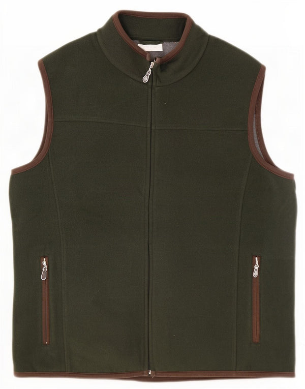 Męska kamizelka polarowa Luca D'altieri IT 54 2XL Khaki Poliester