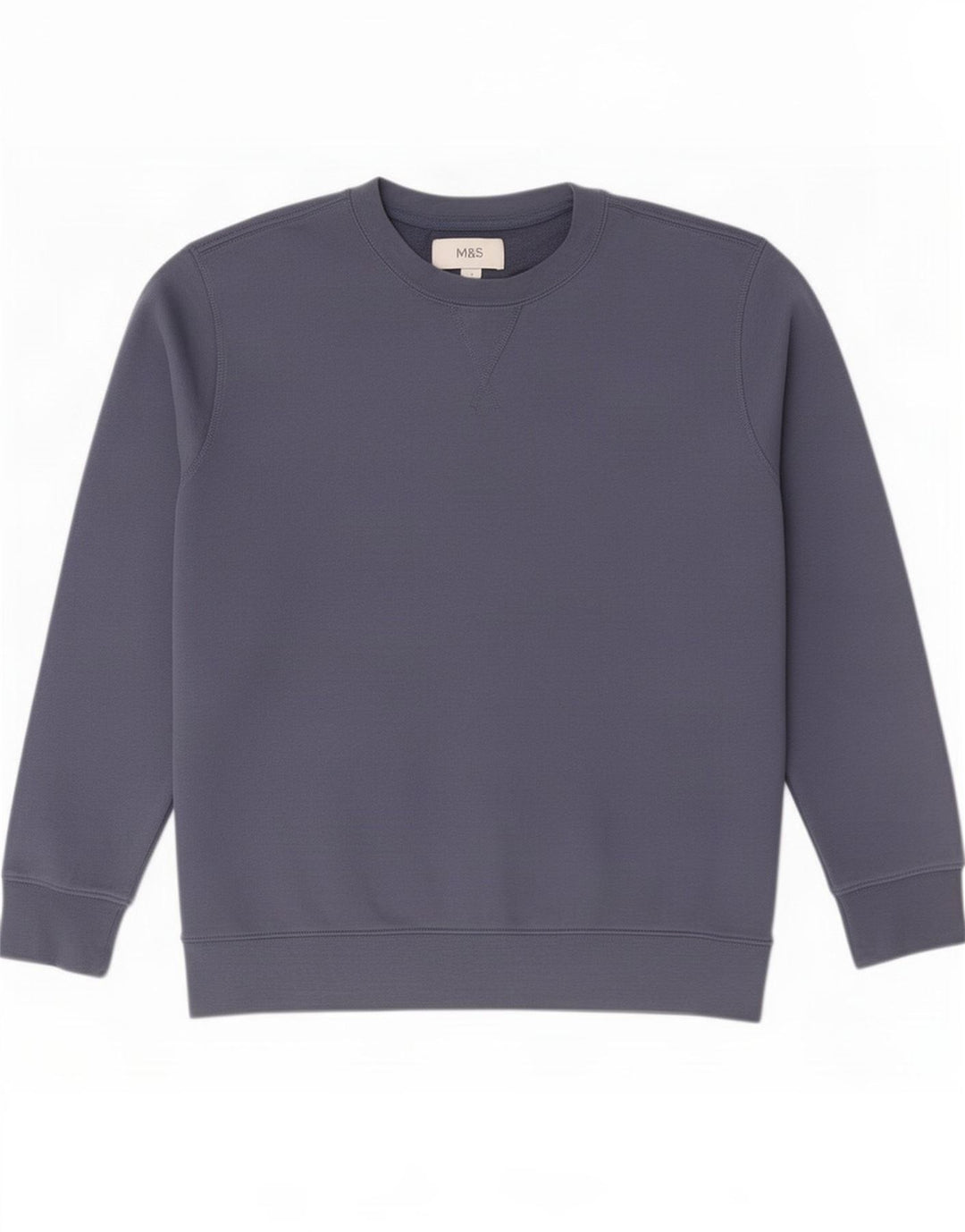 Marks & Spencer Męski sweter, bluza, średni granat, bawełna