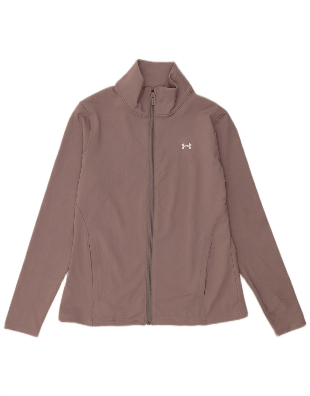 UNDER ARMOUR Womens Tracksuit Top Jacket UK 12 Medium Grey