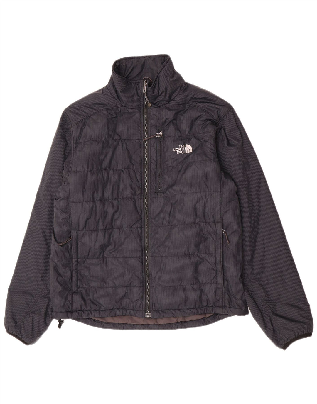 Męska ocieplana kurtka The North Face UK 38, średni granatowy nylon w kratkę
