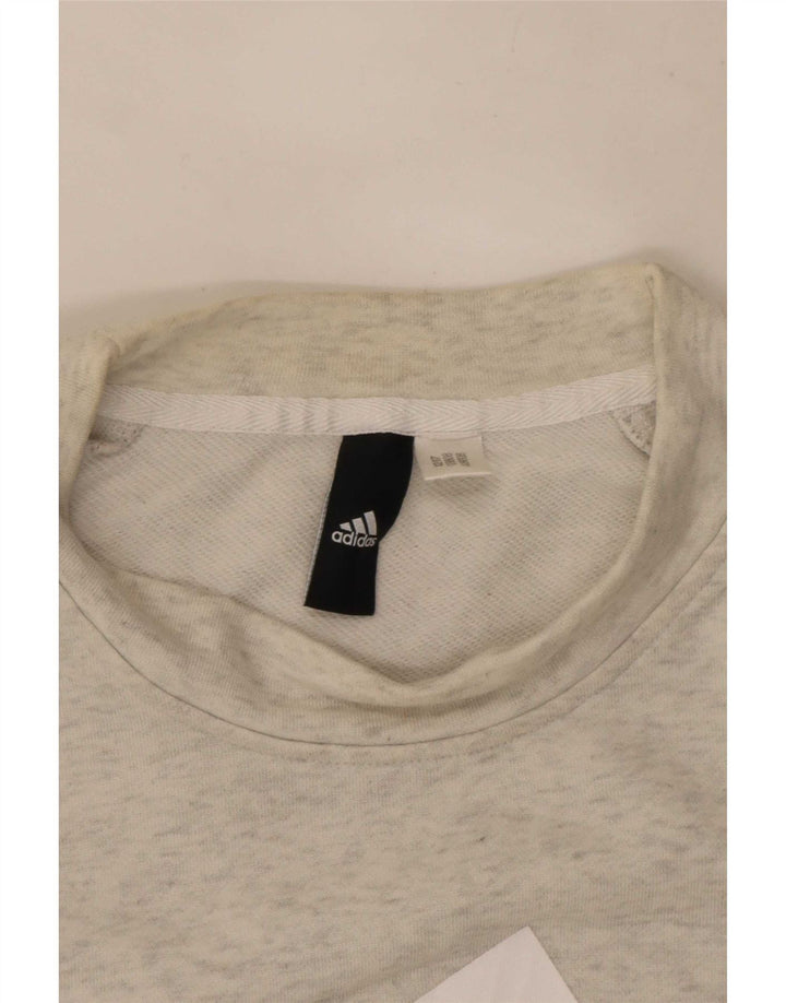Damska bluza Adidas Graphic Jumper UK 8 Small Grey Flecked