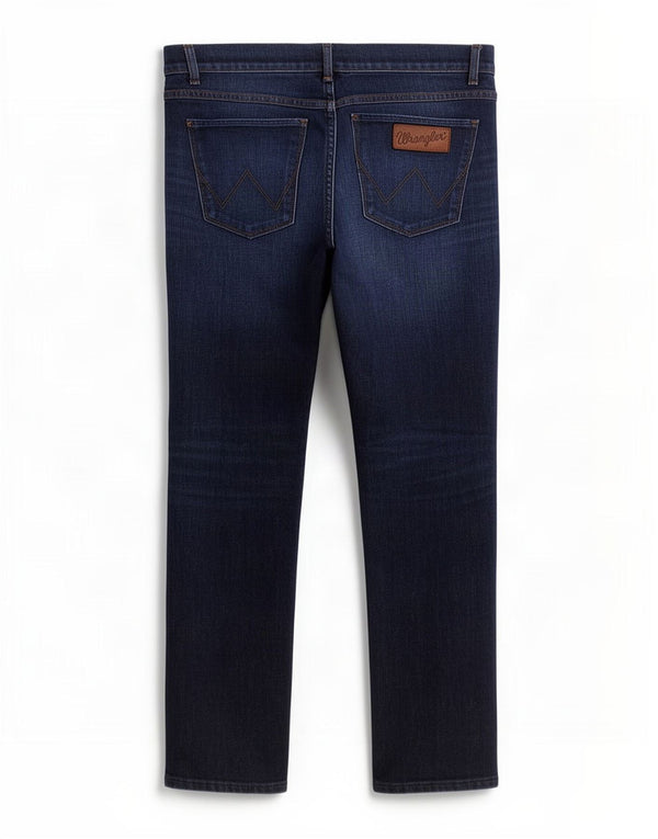 Wrangler Męskie Spencer Slim Fit Straight Jeans W34 L32 Granatowa bawełna
