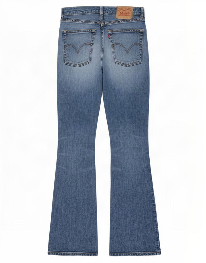 Damskie jeansy Levi's 525 Bootcut W32 L34 Niebieska bawełna