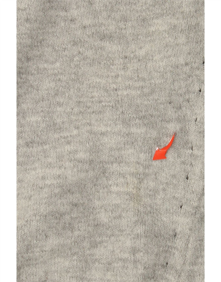 Damski sweter z okrągłym dekoltem OASIS UK 14 Średni szary akryl