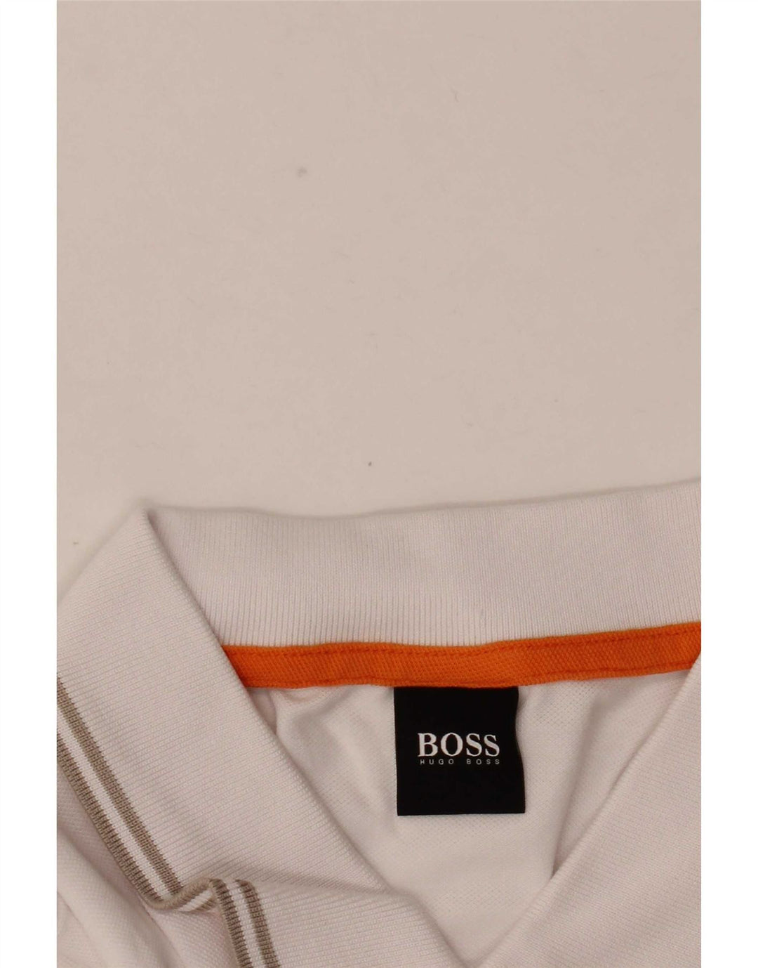 Męska koszulka polo Hugo Boss, duża, biała, bawełniana