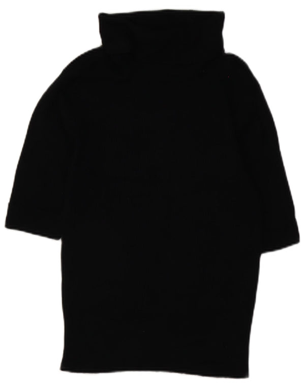 Marks & Spencer Damski sweter z golfem UK 14, duży, czarny