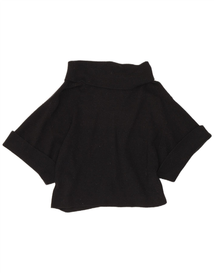 Cos Damski sweter oversize z okrągłym dekoltem UK 10, mały czarny