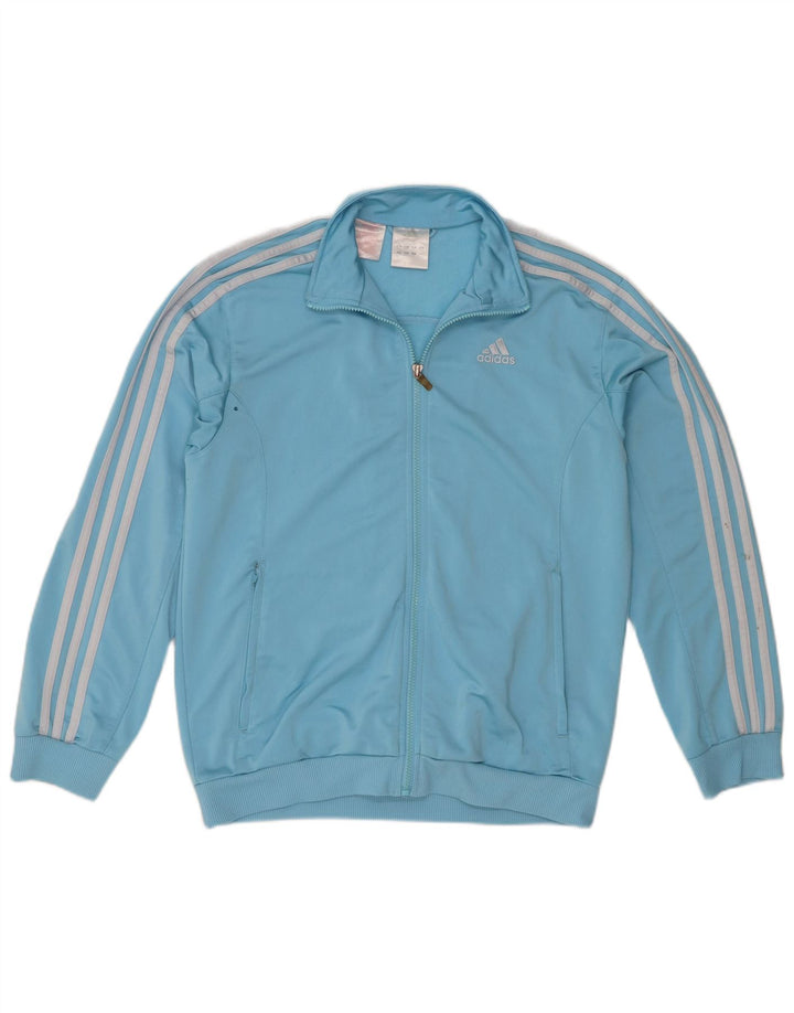 Chłopięca bluza dresowa Adidas 13-14 lat, niebieska, poliestrowa