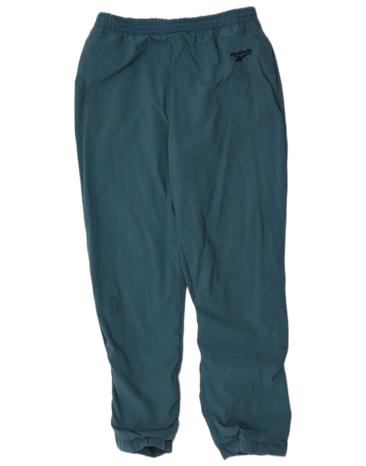 Męskie spodnie dresowe Reebok Joggers, duże, niebieskie, nylonowe