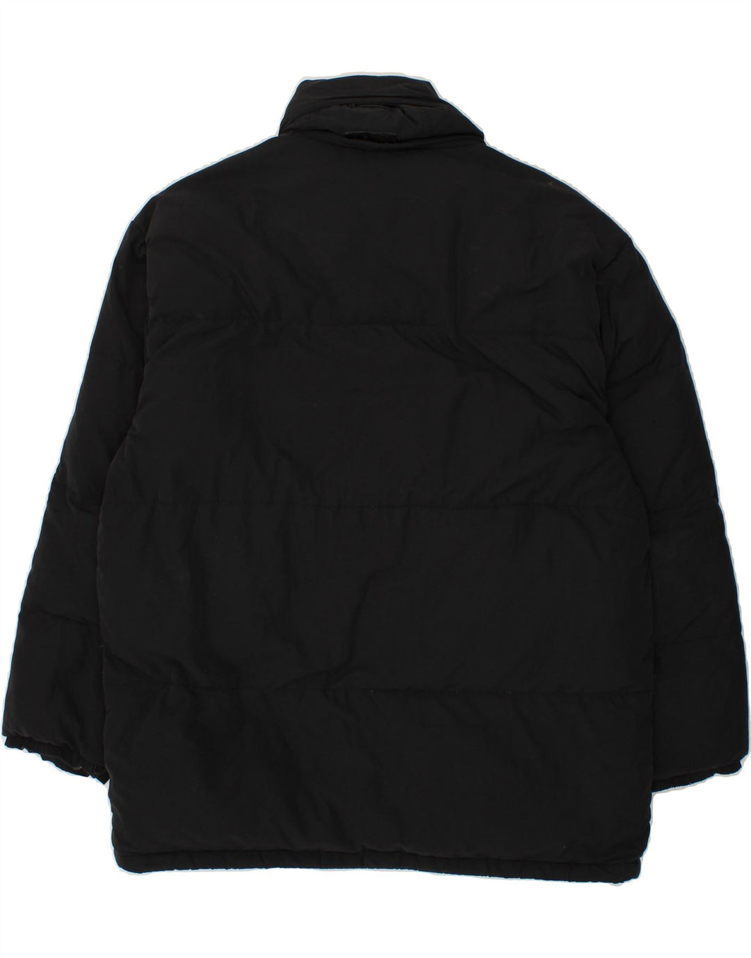 KAPPA Mens Padded Jacket UK 42 XL Black Polyester Vintage Kappa and Second-Hand Kappa from Messina Hembry 