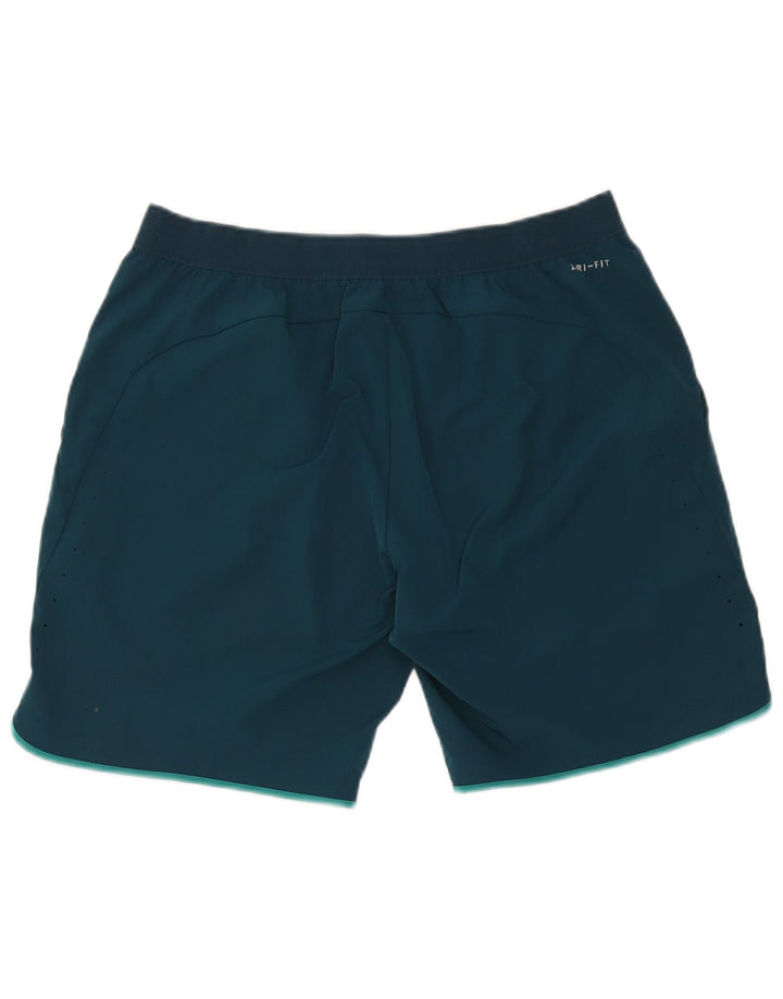 Męskie spodenki sportowe Nike Dri Fit, duże, zielone, z poliestru