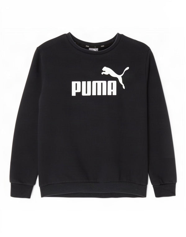 Męska bluza z grafiką Puma, sweter, średni granatowy, bawełniany