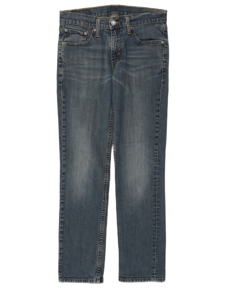 Damskie jeansy LEVI'S 511 Slim W29 L30 Niebieska bawełna