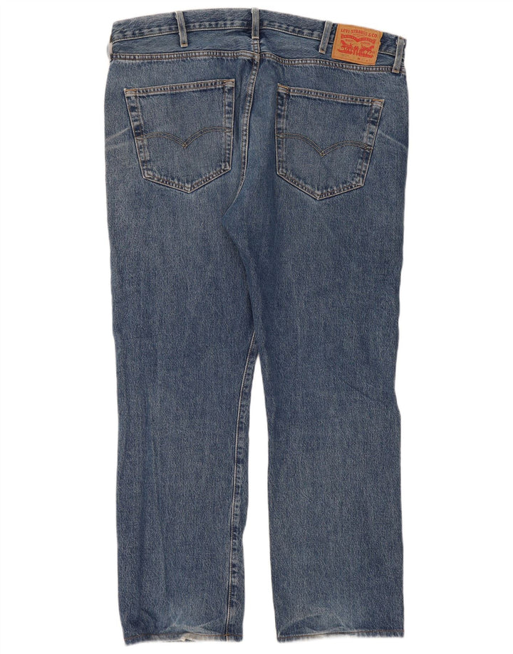 Męskie jeansy Levi's 501 Straight W40 L32 Niebieskie bawełniane