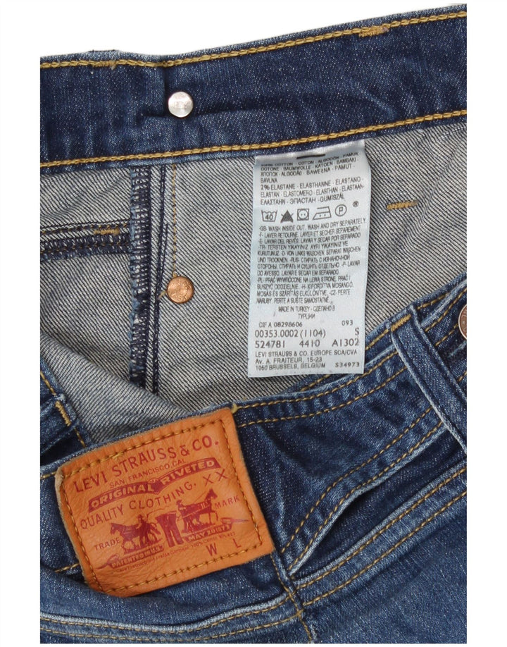 Damskie spodenki jeansowe Levi's W30 Średni niebieski, bawełniany