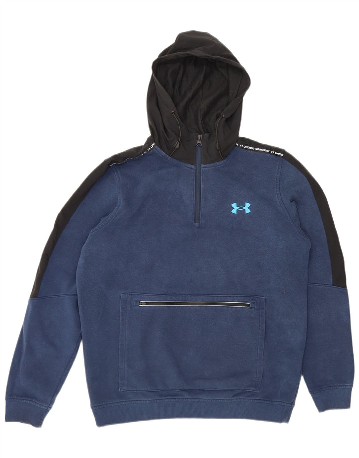 Męski sweter z kapturem Under Armour Graphic, średni granatowy, blok kolorów