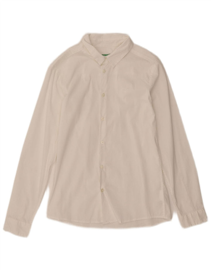 Koszula chłopięca United Colors of Benetton 10-11 lat XL, biała, bawełniana