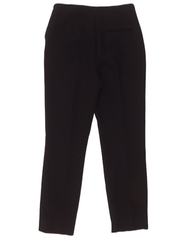 Damskie spodnie garniturowe Zara XS W25 L27 Czarny poliester