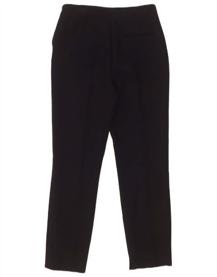 Damskie spodnie garniturowe Zara XS W25 L27 Czarny poliester