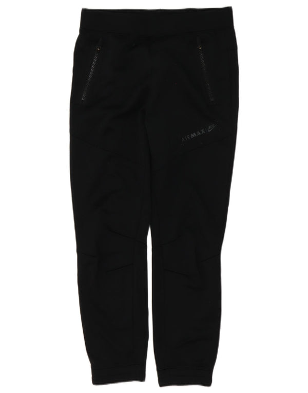 Damskie spodnie dresowe Nike Graphic Joggers UK 14, duże, czarne, poliestrowe