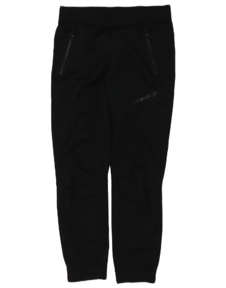 Damskie spodnie dresowe Nike Graphic Joggers UK 14, duże, czarne, poliestrowe