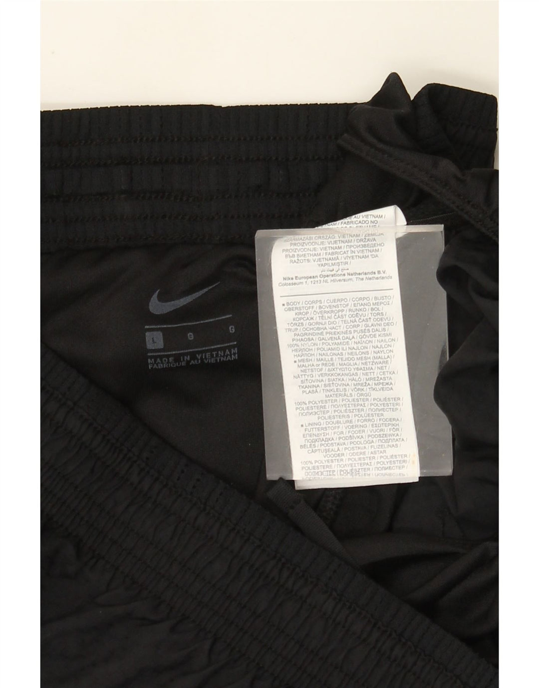 Damskie spodenki sportowe Nike Graphic UK 14, duże, czarne, nylonowe