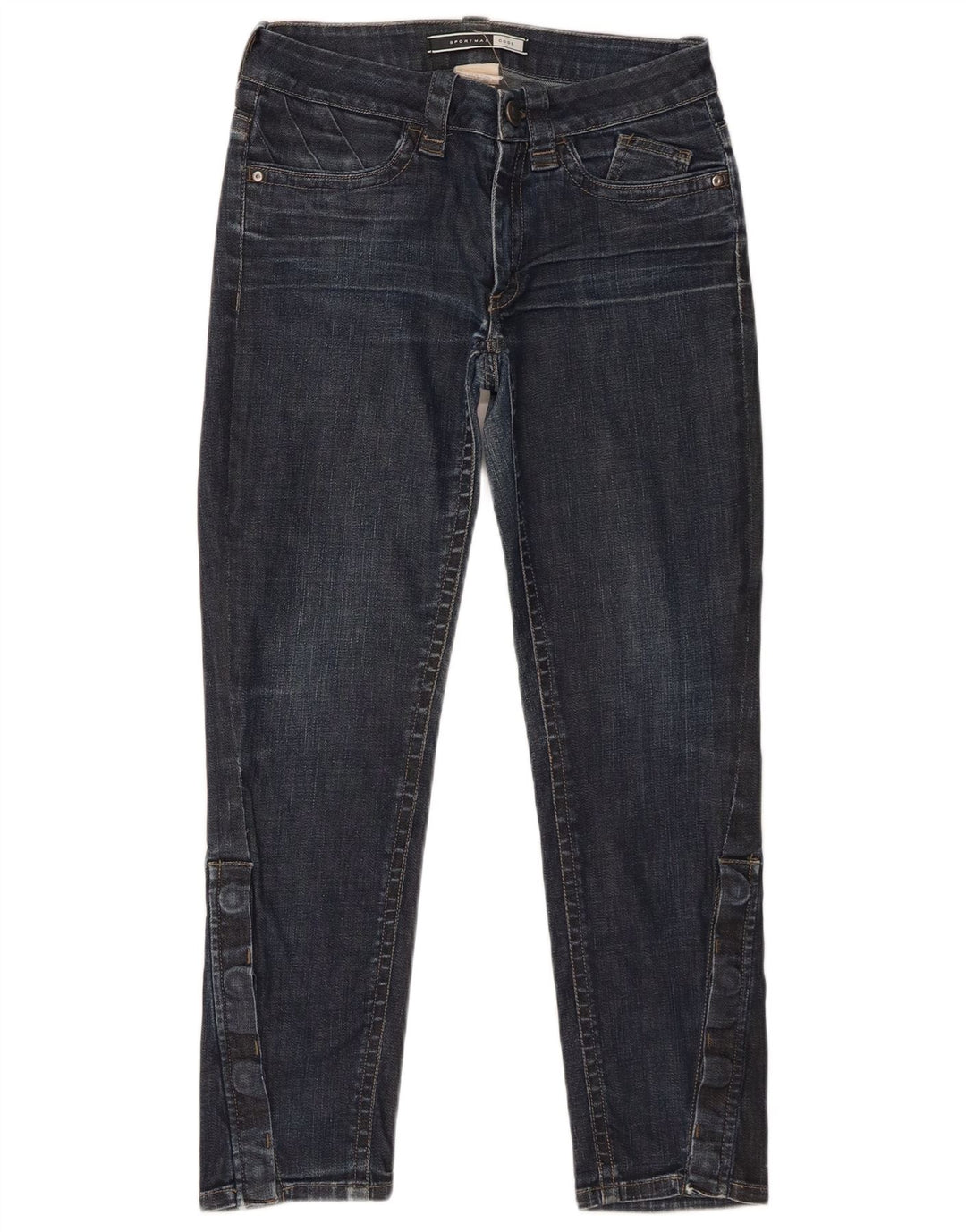 Damskie jeansy Sportmax W28 L26 Niebieskie bawełniane