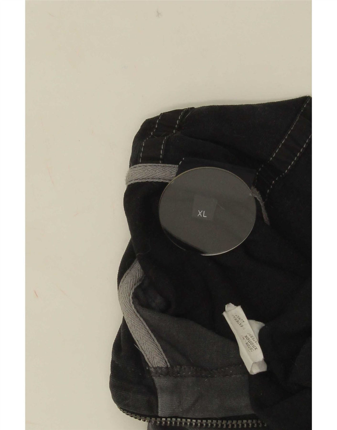 Męska bluza dresowa Trussardi XL, czarna, bawełniana w bloki kolorów