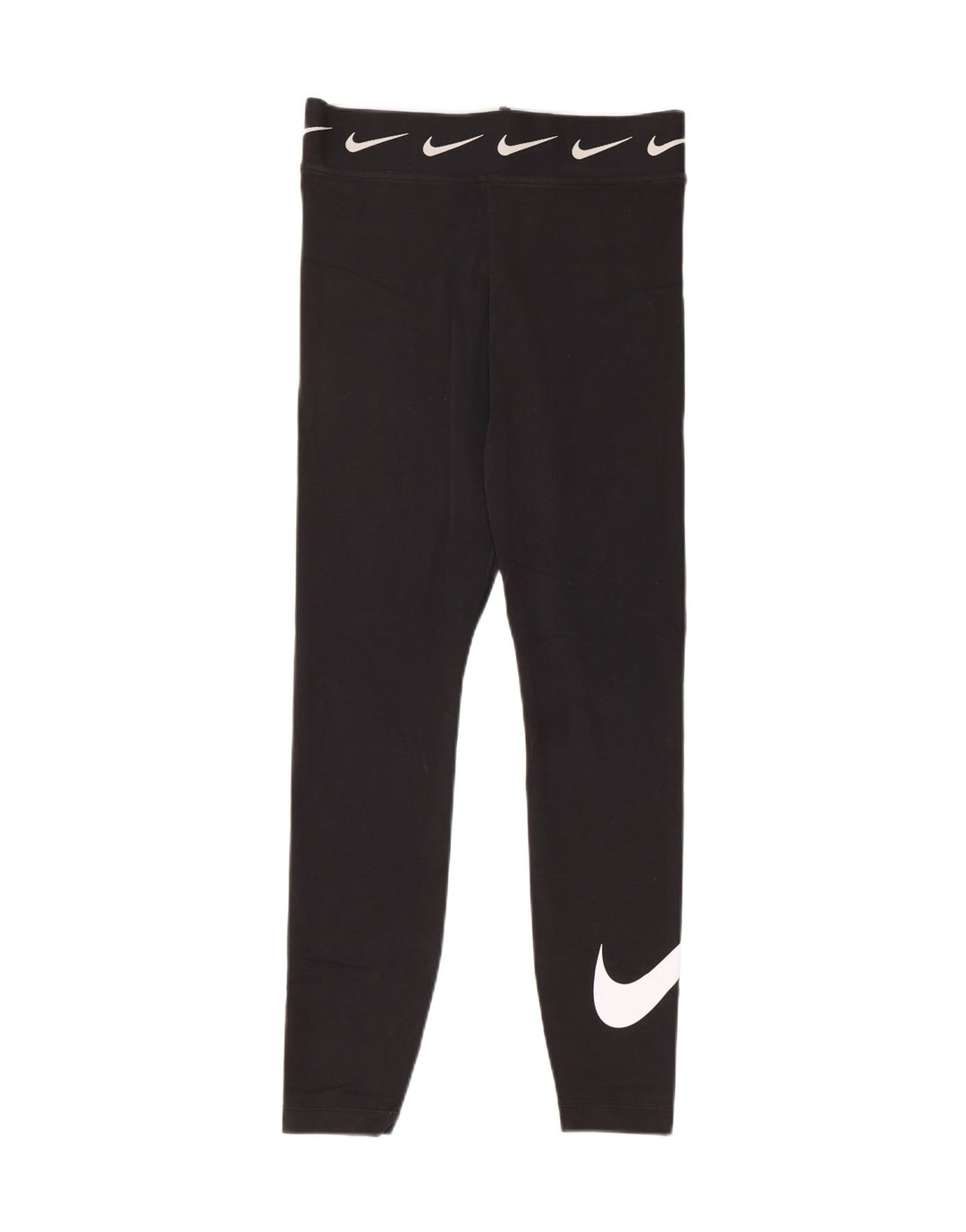 Damskie legginsy NIKE Graphic UK 12, średnie czarne, bawełniane
