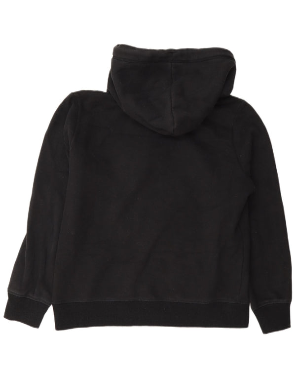 Damski sweter z kapturem Superdry o regularnym kroju, UK 12, średni czarny, bawełniany