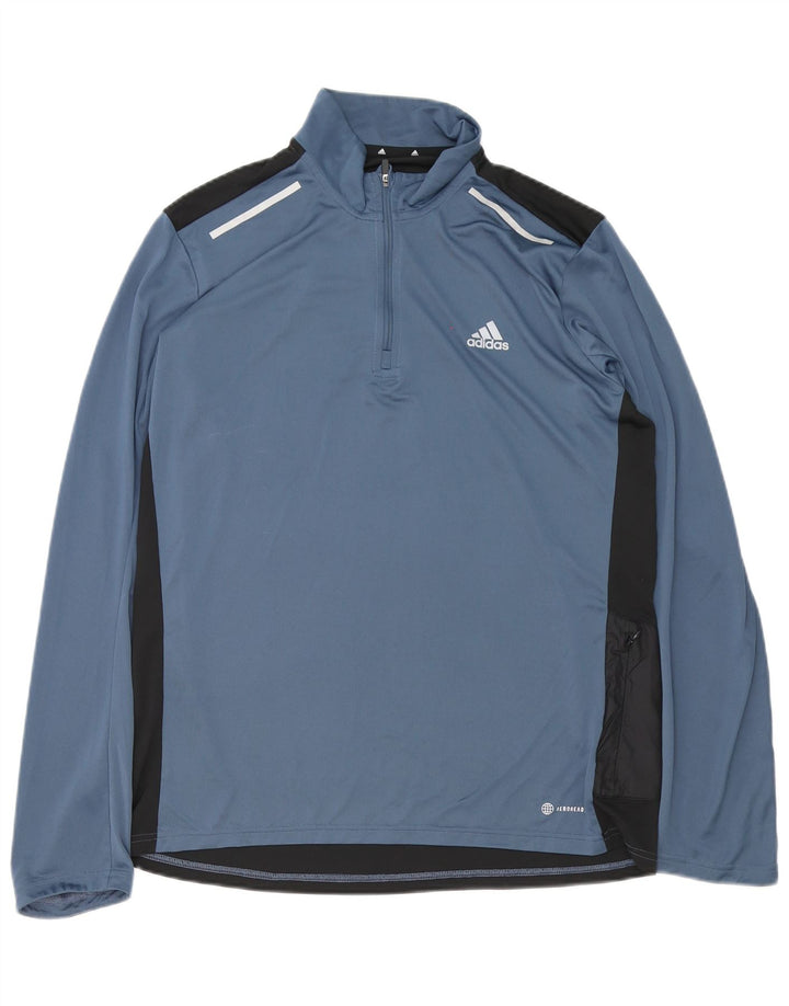 Adidas Męskie Aeroready Pullover Dres Top Duży Granatowy Kolorblok