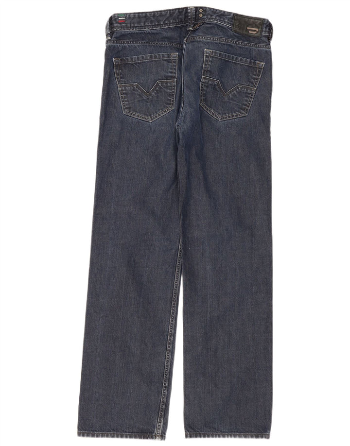 Diesel Męskie Larkee Regular Straight Jeans W33 L32 Granatowa bawełna
