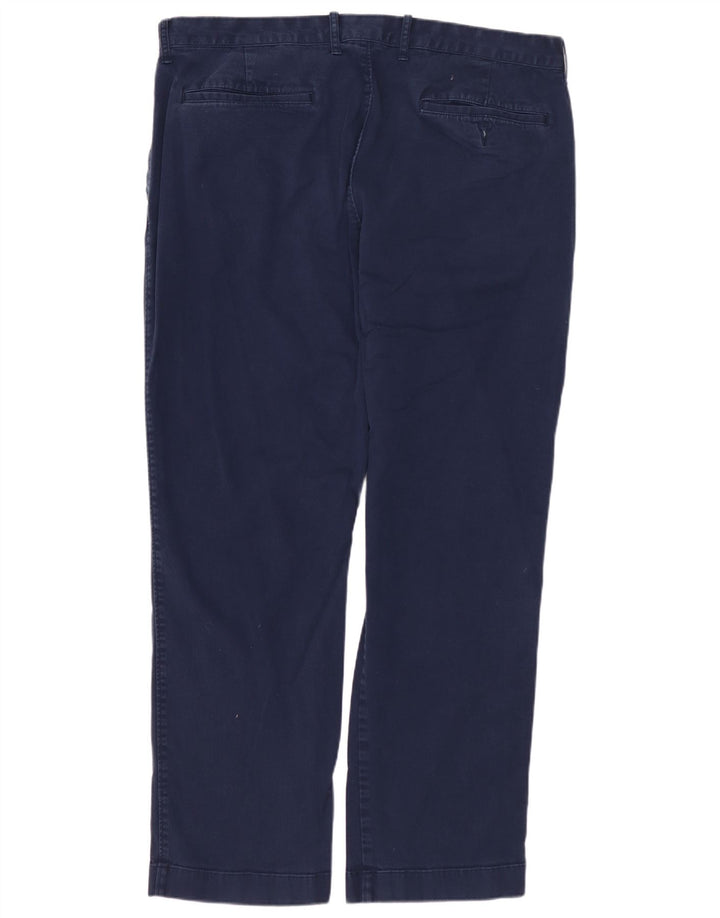 Spodnie męskie J. CREW Flex Straight Chino W36 L30 Granatowa bawełna