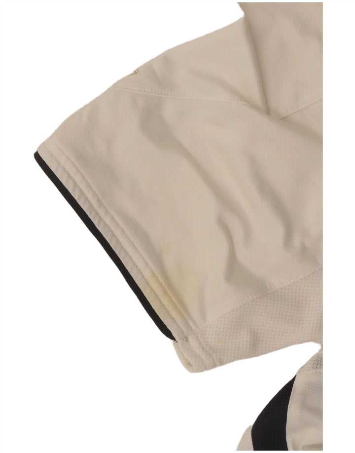 T-shirt męski REEBOK Top z poliestru w kolorze średniej bieli