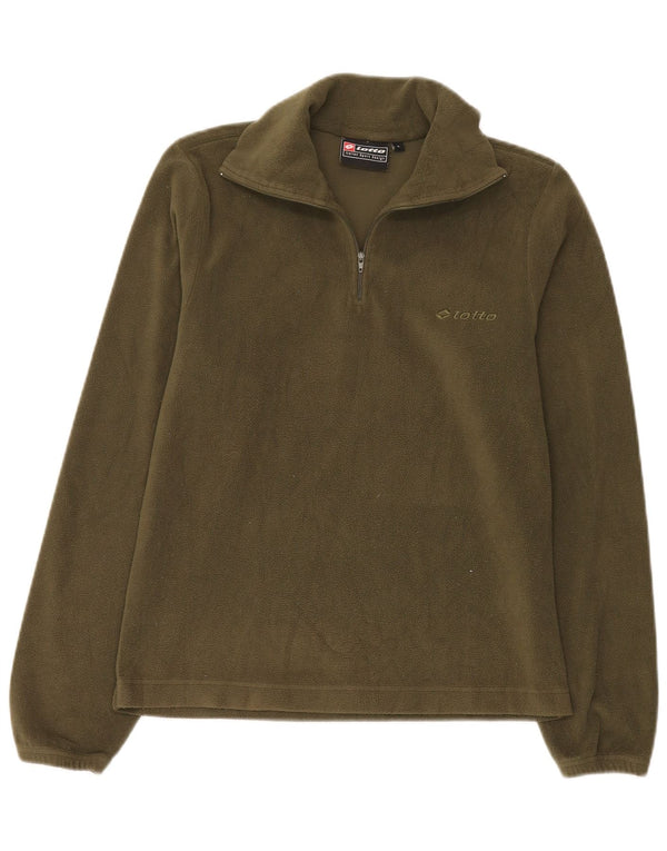 Damski sweter polarowy Lotto z zamkiem błyskawicznym UK 10 Small Green Sports