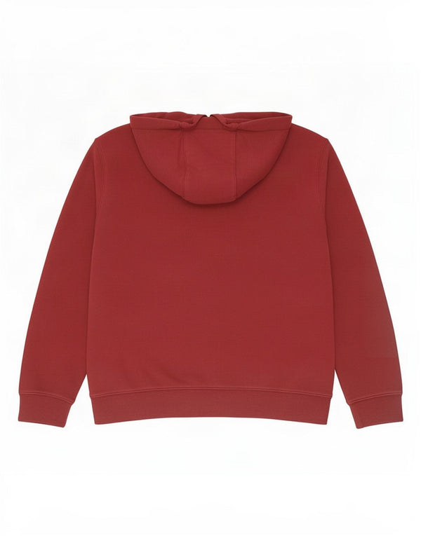 Męski sweter z kapturem Nike, duży, bordowy, bawełniany