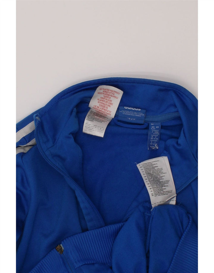 Chłopięca bluza dresowa Adidas z grafiką, 6-7 lat, niebieska, poliestrowa