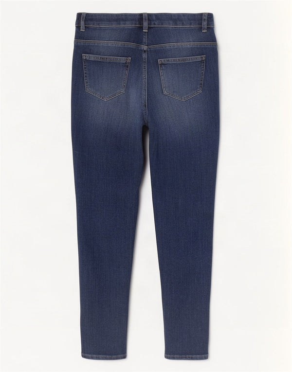 Następne Damskie jeansy skinny ze średnim stanem UK 12 Medium W28 L28 Niebieskie bawełniane