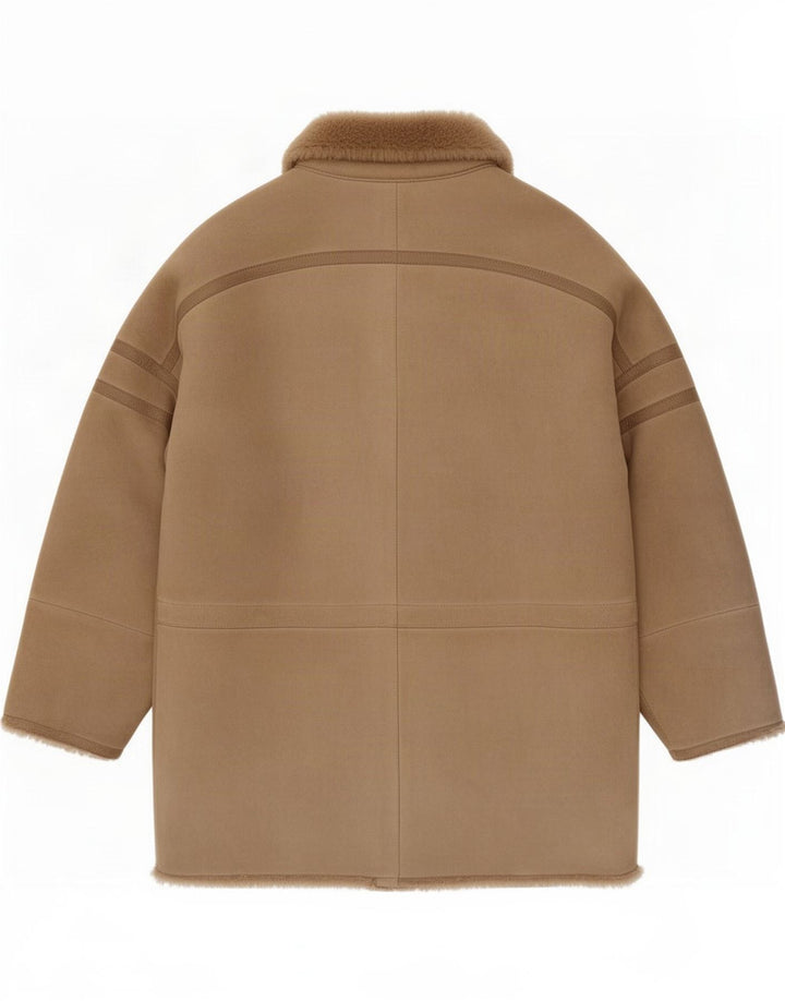 Vintage męska kurtka shearling IT 50 Large Brown Classic