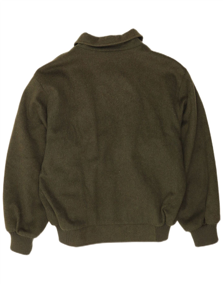 Męska kurtka wiatrówka Bomber Steinbock EU 52 XL, zielona wełna