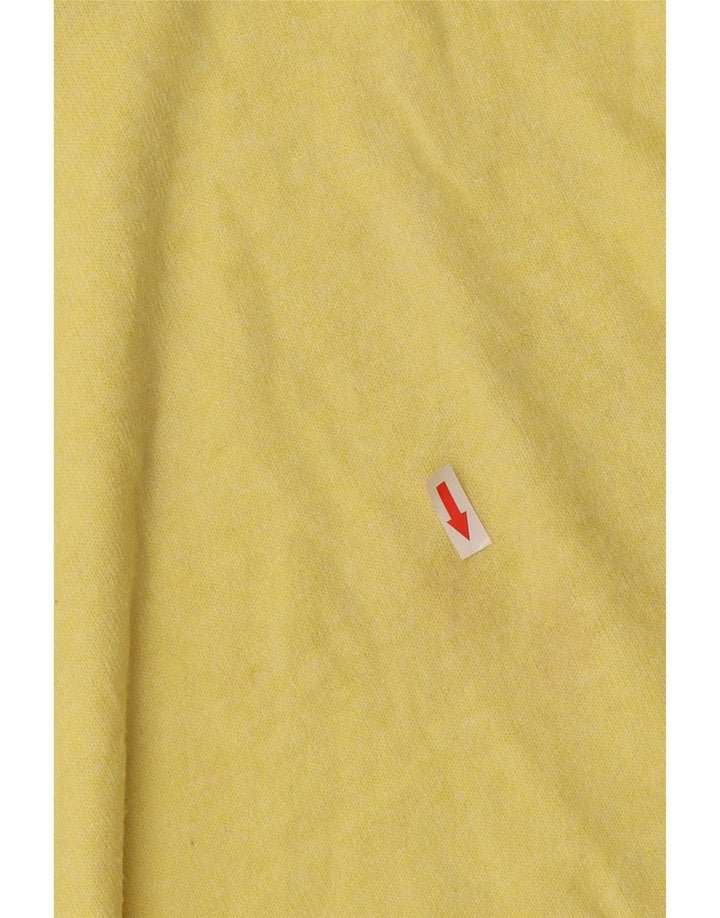 Marks & Spencer Damski sweter z golfem, UK 18 XL, żółty poliester