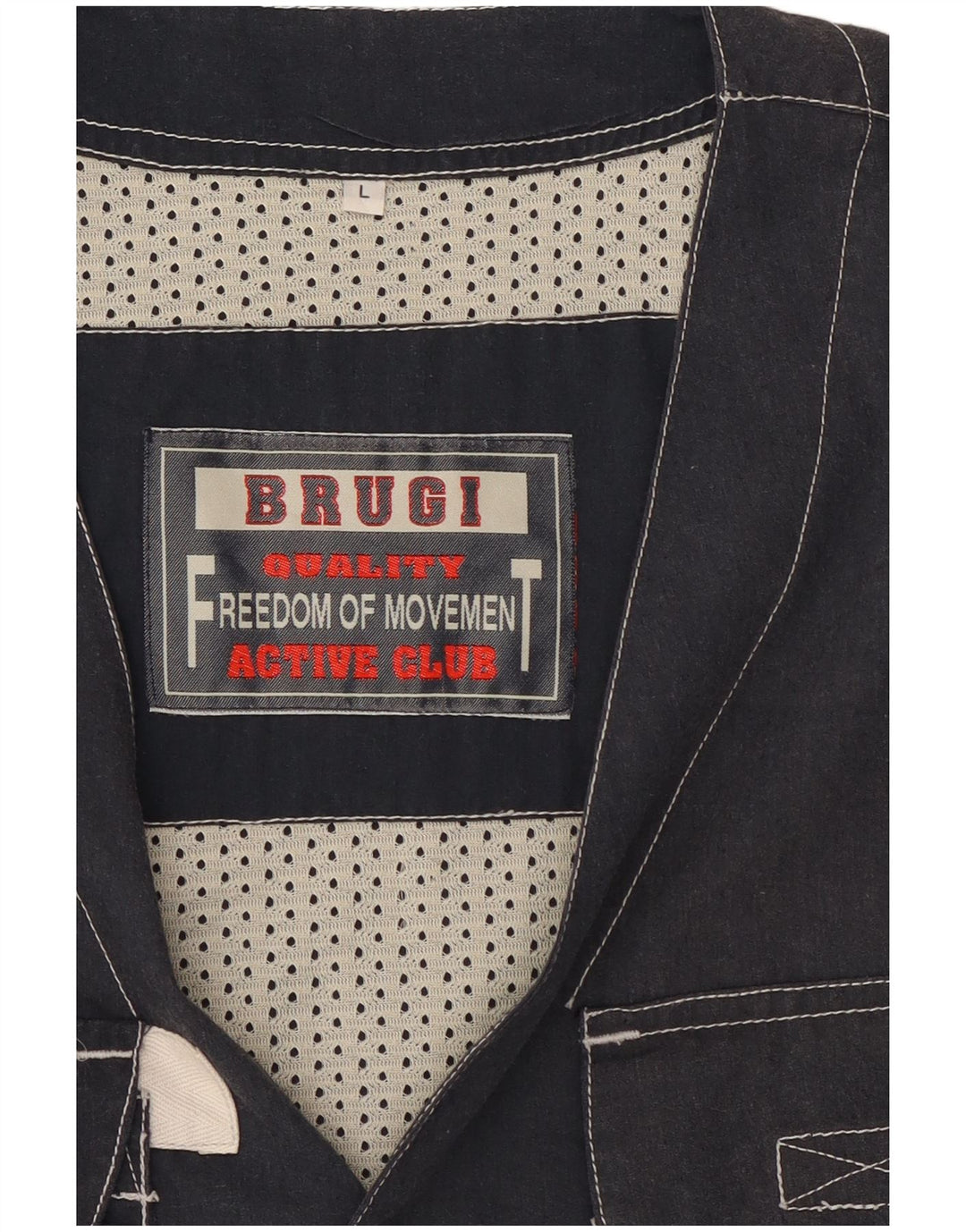 Męska kamizelka użytkowa Brugi UK 40, duża, granatowa, poliester