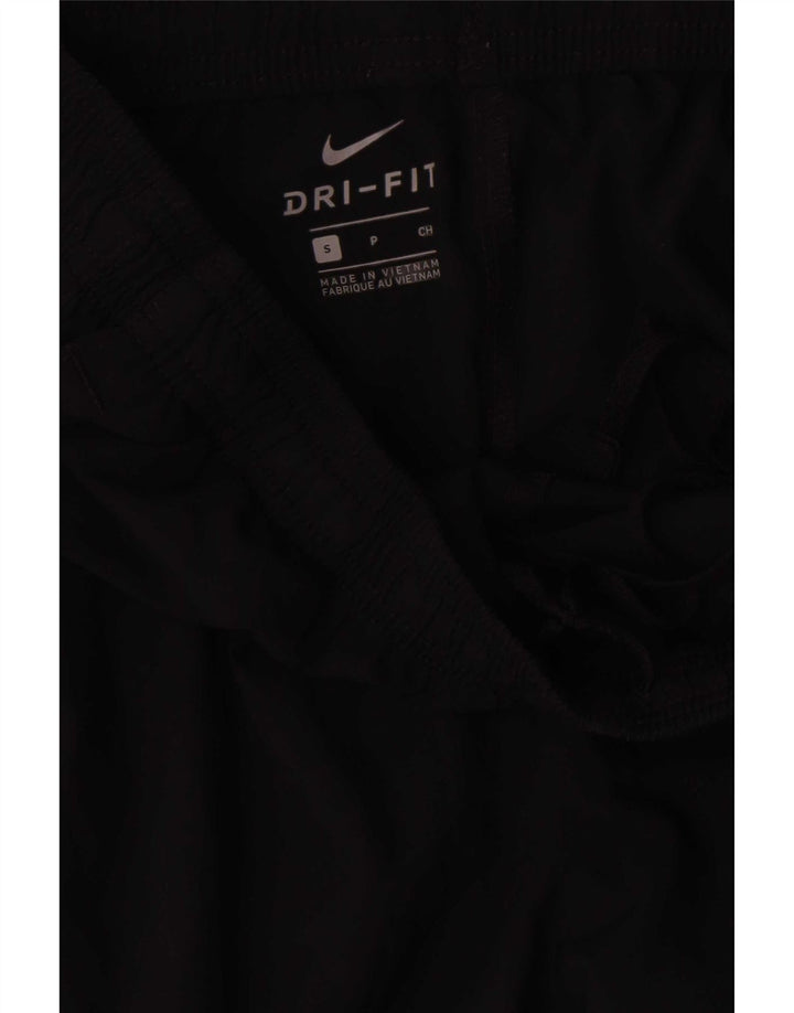 Damskie spodnie dresowe Nike Dri Fit, małe, czarne, poliestrowe