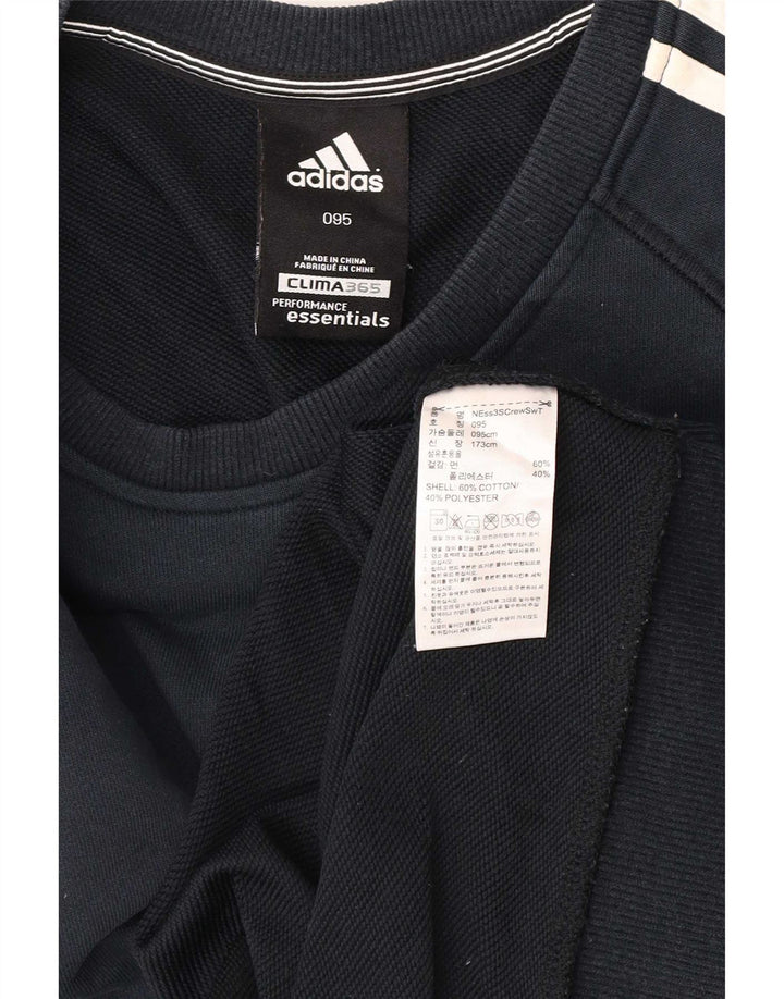 Bluza męska Adidas Clima 365, mała, bawełniana, granatowa