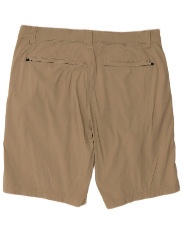 Męskie spodenki chino EDDIE BAUER W35, duże, beżowe, nylonowe