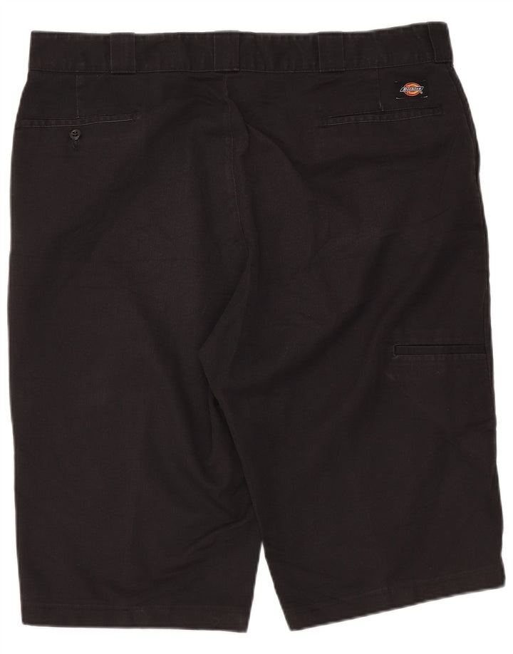 DICKIES Mens Regular Fit Cargo Shorts W40 XL Black Polyester